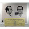 Image 1 : AUTHENTIC JACK RUBY SIGNED CHECK WITH A COPY OF THE NOVEMBER 1963 MUG-SHOT