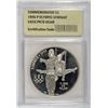 Image 1 : 1995 OLYMPIC GYMNAST COMMEMORATIVE SILVER DOLLAR USCG PR-70 DCAM