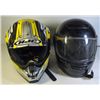 Image 1 : LOT OF 2 BIKE HELMETS: HJC CX-2 SIZE MED. AND SNELL RF-R SIZE SMALL