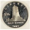 Image 2 : 2003 COMMEMORATIVE FIRST FLIGHT SILVER DOLLAR USCG PR-70 DCAM