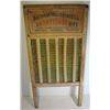 Image 1 : NATIONAL WASHBOARD CO. NO. 801 VINTAGE ANTIQUE WASHBOARD