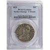 Image 1 : 1825 BUST HALF DOLLAR PCGS GENUINE F DETAILS SURFACE DAMAGE