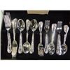 Image 2 : 42 PIECE WM ROGERS AND SON "ENCHANTED ROSE" COLLECTION SILVER PLATED FLATWARE
