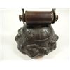 Image 2 : VINTAGE BRASS HOTEL FRONT DESK BELL WITH THREE BELLS. ART DECO INSPIRED