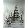 Image 2 : OLD ETCHING PRINT. ARTIST IS NOT READABLE