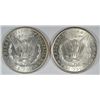 Image 2 : ( 2 )  VERY NICE CIRCULATED MORGAN SILVER DOLLARS: 1886-P AND 1902-O