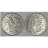 Image 1 : ( 2 )  VERY NICE CIRCULATED MORGAN SILVER DOLLARS: 1889-P AND 1890-O