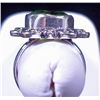 Image 3 : New German Silver Ring, Size 7, Peridot, Top is  1" long