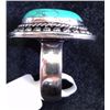 Image 4 : New German Silver Ring, Size 7, Labradorite  Top is 1" long