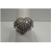 Image 2 : SIGNED JUDITH RIPKA STERLING SILVER RING WITH CZ'S, SIZE 8