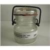 Image 1 : VINTAGE GLASS JAR, "1893 FP" ON BOTTOM 3" TALL