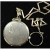 Image 2 : 16s Howard 17 Jewel Open Face Pocket Watch with Fob
