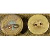 Image 2 : 2 New York State Antique Tunic Buttons Excelsior Gilt