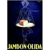 Image 1 : Jambon Olida RAPENO ARMAND Pierre Lafitte Paris Aff. E. B.E. B + Traces de plis et déchirures / F...
