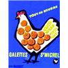 Image 1 : Lot de 2 : Galettes St Michel GEORGET GUY Tout au beurre - (Images de coq) Lot de 2 maquettes à l...