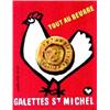 Image 2 : Lot de 2 : Galettes St Michel GEORGET GUY Tout au beurre - (Images de coq) Lot de 2 maquettes à l...