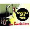 Image 1 : Goutez nos vins ALEXANDRE au familistère. Maquette gouache / Gouach model B.E. B + 230/380 € 50 x...