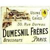 Image 1 : Dumesnil Frères - Brasseurs Paris Usine & caves F. Champenois Paris Affiche collée sur carton / P...