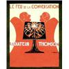 Image 1 : Radiateur Thomson ASCOROYJSKI ? Le feu de la conversation Maquette gouache / Gouach model B.E. B...