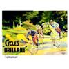 Image 1 : "Cycles "Brillant" MARODON Paul Dupont Paris Aff. N.E. B.E. B - Déchirures et manques dans les...