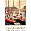 Image 1 : "San Sebastian - "Yachting" Valverde S.A. San Sebastian Aff. N.E. B.E. B + 230/380 € 100 x 70...