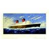 Image 1 : Cunard White Star HOPKINSON C.F. "RMS "Queen Elizabeth" Aff. N.E. B.E. B + Déchirures / Tears...
