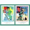 Image 1 : Lot de 4 Menus "3 menus paquebot Ile de France, 1930 (Georges Barbier) / 1 menu paquebot Martiniq...