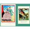 Image 2 : Lot de 4 Menus "3 menus paquebot Ile de France, 1930 (Georges Barbier) / 1 menu paquebot Martiniq...
