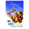 Image 1 : BOAC - A travers le Monde "Les lignes aériennes "Speedbird" - Angleterre, Amérique du Nord" Aff...