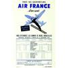 Image 1 : Air France - 1953 Grace aux quadrimoteurs Air France... d'un saut.. en pleine forme vous atteindr...