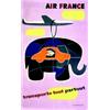 Image 1 : Air France GEORGET GUY Transporte tout partout. Perceval Paris "Aff. N.E. B.E. B + Manques dans l...