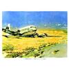 Image 1 : Un Super D.C. 6 B de la TAI dans le ciel d'Afrique GUI ROMAIN Aff. E. B.E. B + 230/380 € "37,5 x...
