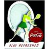 Image 1 : Play Refreshed Drink Coca-Cola Carton publicitaire / Advertising cardboard B.E. B + 700/990 € 43...