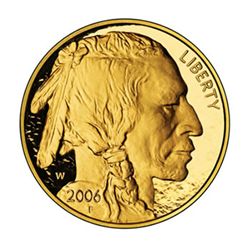 Proof Buffalo Gold Coin One Ounce 2006-W