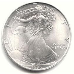 Uncirculated Silver Eagle 1993