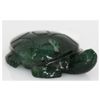 Image 1 : NATURAL 143.06 CTW MALACHITE SMALL TURTLE FIGURE