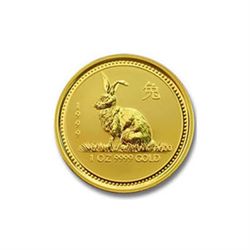 Australian Lunar Gold Quarter Ounce Gold 1999 Rabbit