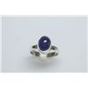 Image 1 : NATURAL 10.75 CTW TANZANITE OVAL CUT RING .925 STERLING