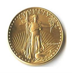 US American Gold Eagle Uncirculated Half Ounce 1986