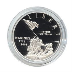 US Commemorative Dollar Proof 2005 US Marine Corp Comme