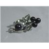 Image 1 : COMELY BLACK PEARL CZ BROOCH AUTHENTIC PHILIPPINE PEARL