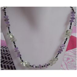 Natural 181.00ct Amethyst/Semi Precious Necklace .925 S