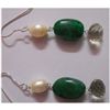 Natural 40.10 ctw Semi Precious Earring .925 Sterling