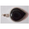 Natural 38.06 ctw Black Onex Pendant 925 Sterling
