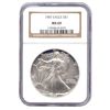 Certified Uncirculated Silver Eagle 1987 MS69
