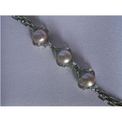 CLASSIC LAVENDER PEARL BRACELET;