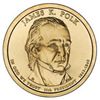 Presidential Dollars James K Polk 2009-D 25 pcs (Roll)