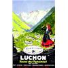 Image 1 : "Luchon, Reine des Pyrénées 1938" BAZIN 629 m d'altitude - Sports d'hiver - Superbanières (Alt 18...