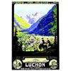 Image 1 : Luchon - Reine des Pyrénées 1922 SOUBIE ROGER 629 m d'altitude - Hôtel de Superbagnères 1800 m d'...