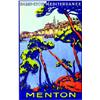 Menton - PLM BRODERS ROGER Maréchal Paris Aff. N.E. B.E. B + Déchirure / Tear 230/380 € 40 x 27 c...